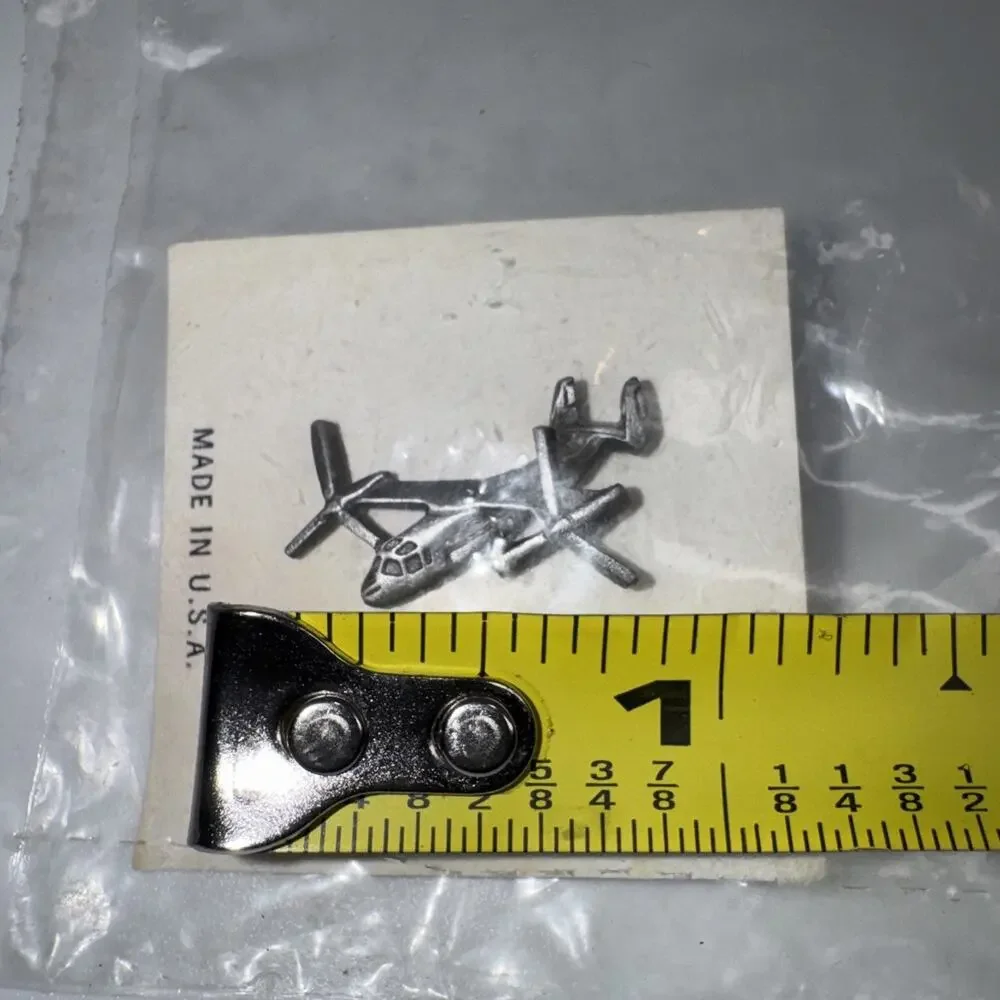 Vintage Bell Helicopter Boeing V-22 Osprey Lapel Pin Made in USA, 7/8” NIP